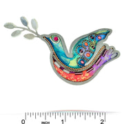 Seeka Brooches & Pins Steel Seeka Dove Pin