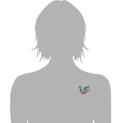 Seeka Brooches & Pins Steel Seeka Dove Pin