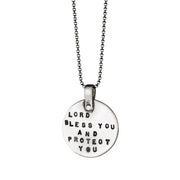 Marla Studio Necklaces Silver Lord Bless You and Protect You Necklace by Marla Studio - Sterling Silver
