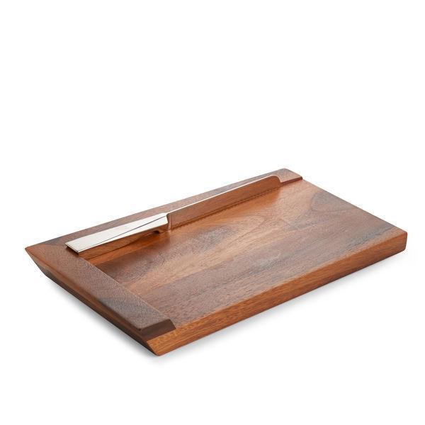 Nambé Challah Accessory Geo Challah Board with Knife by Nambé