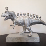 The Vanilla Studio Menorah Menorasaurus Rex in Silver