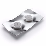 Laura Cowan Candlesticks Moon Path Shabbat Candlesticks by Laura Cowan