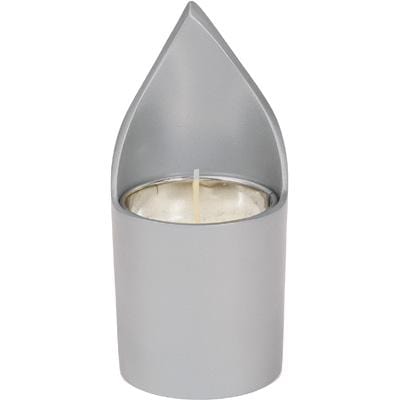 Yair Emanuel Candlesticks Silver Yahrzeit Memorial Candleholders by Yair Emanuel