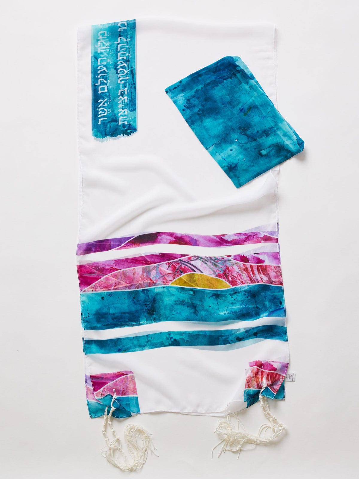 Advah Tallises Ocean Sunset Tallit by Advah Designs