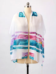 Advah Tallises Ocean Sunset Tallit by Advah Designs