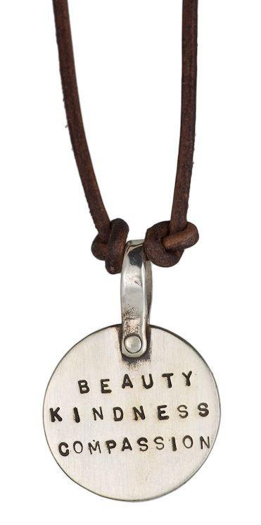Marla Studio Necklaces Beauty, Kindness, Compassion Necklace by Marla Studio