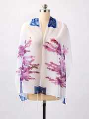 Advah Tallises Purple Tree Tallit by Advah Designs