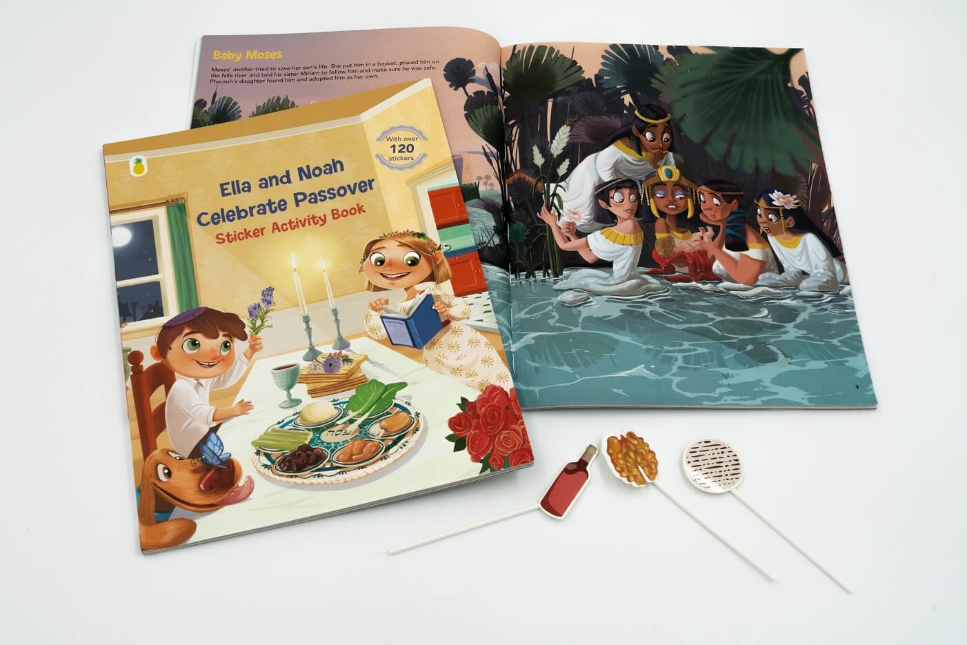 Ella and Noah Books Ella and Noah Celebrate Passover: Sticker Activity Book