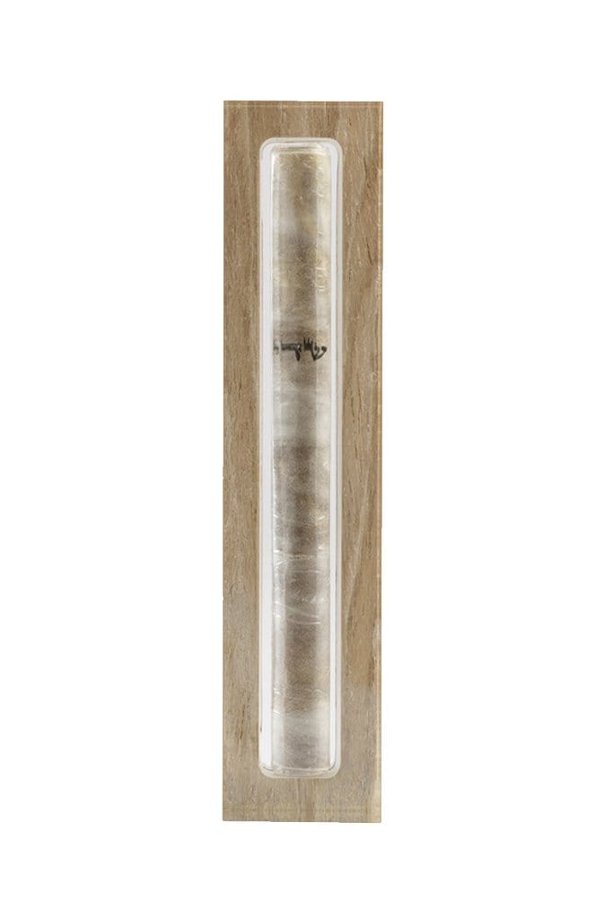 Apeloig Collection Mezuzahs Wood Acrylic Mezuzah - (Choice of Colors)