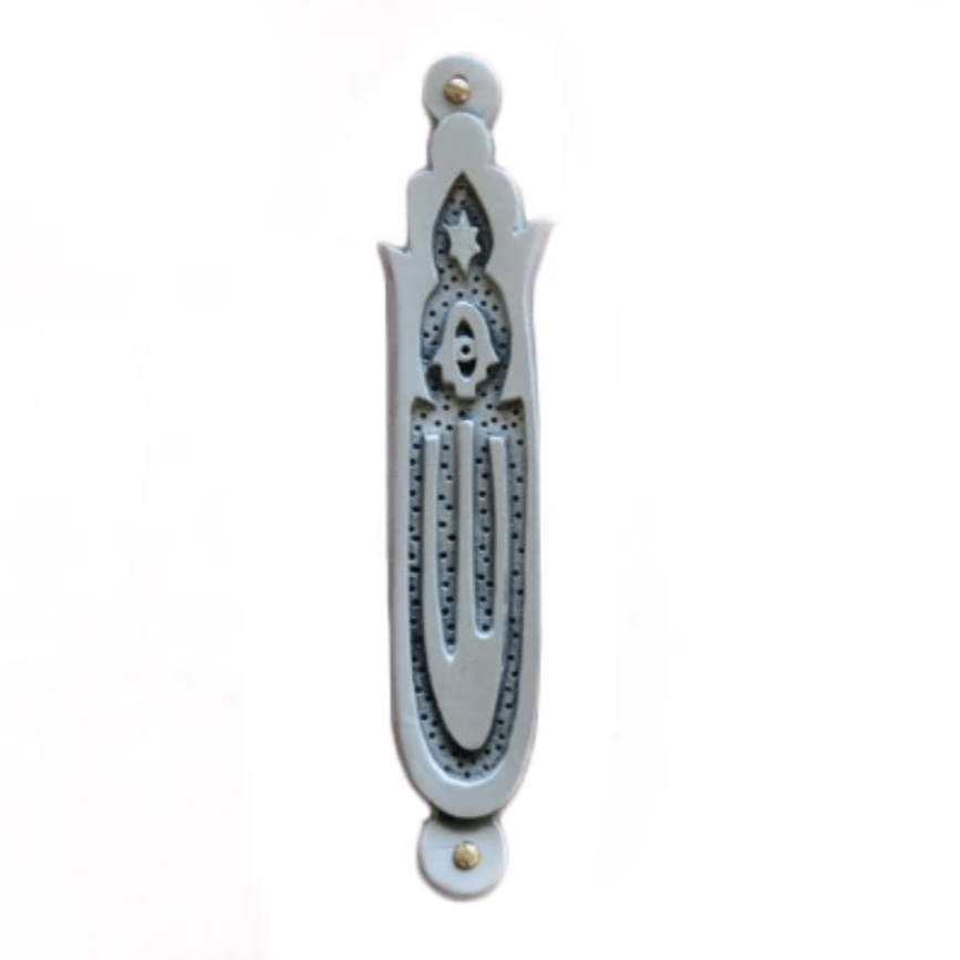 Emily Rosenfeld Mezuzah Default Hamsa Mezuzah By Emily Rosenfeld