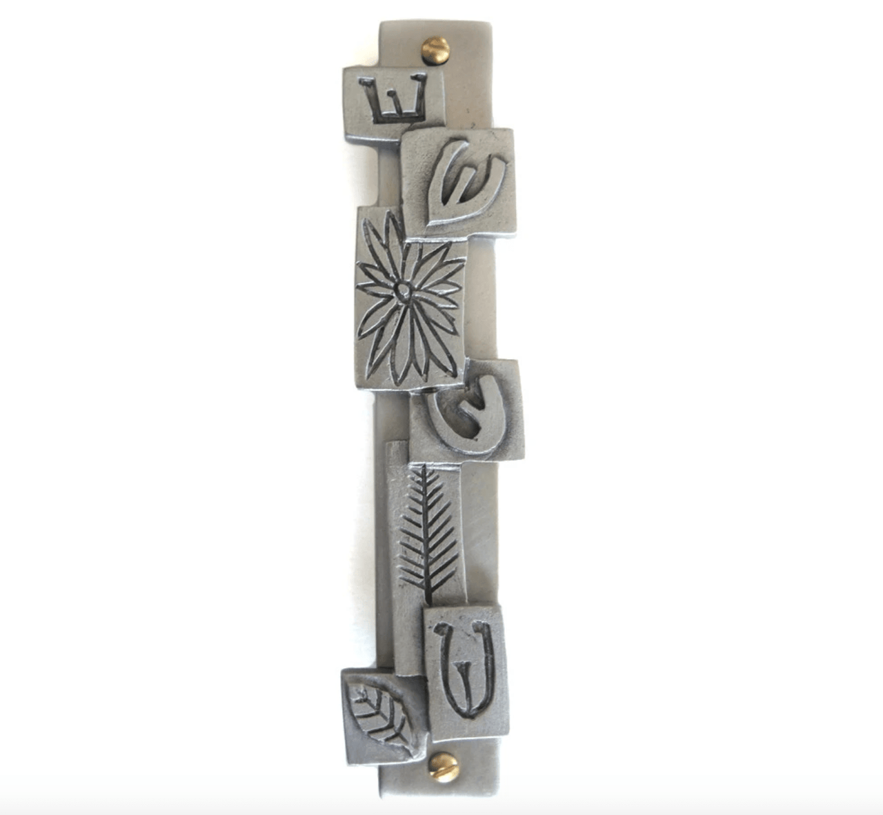 Emily Rosenfeld Mezuzah Shin Mosaic Mezuzah by Emily Rosenfeld