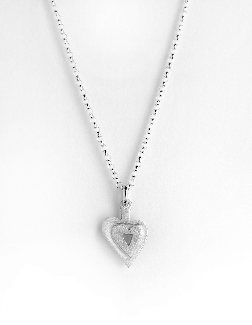 Emily Rosenfeld Necklaces Silver Mother & Daughter Heart Necklaces by Emily Rosenfeld