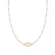 Miriam Merenfeld Jewelry Necklaces Vale Evil Eye Necklace - Silver, Gold or Two-Tone