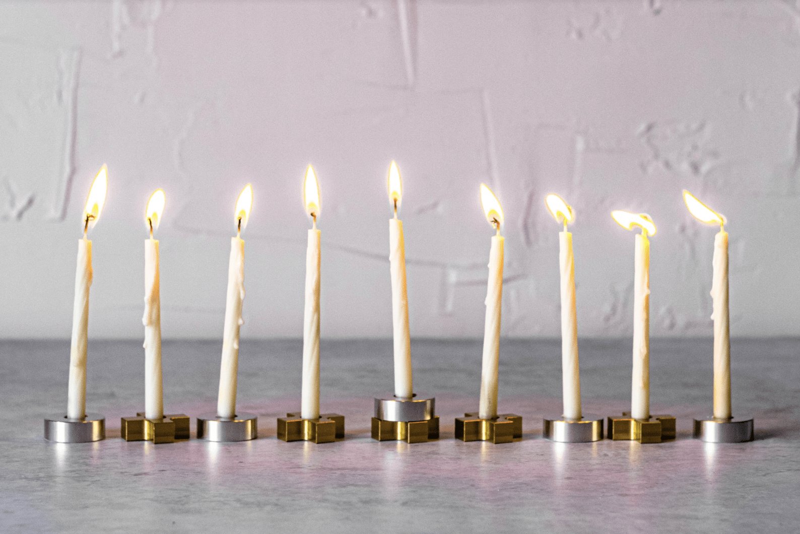 Laura Cowan Menorahs Tic Tac Toe Menorah by Laura Cowan - (Choice of Color)