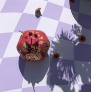 Esh Candles Pomegranate Gold Leaf Candle