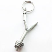 Emily Rosenfeld Keychain Default Tikkun Olam Prayer Wheel Keychain by Emily Rosenfeld