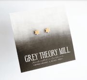 Grey Theory Mill Earrings Brass Bronze Star of David Earrings