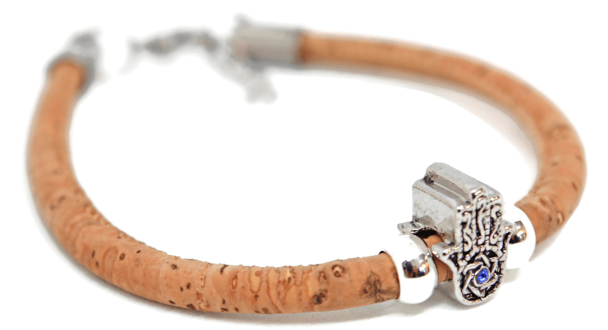 My Tribe by Sea Ranch Jewelry Bracelets Swarovski Hamsa Cork Bracelet