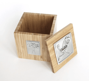 Emily Rosenfeld Tzedakah Box Pomegranate Tzedakah Box by Emily Rosenfeld