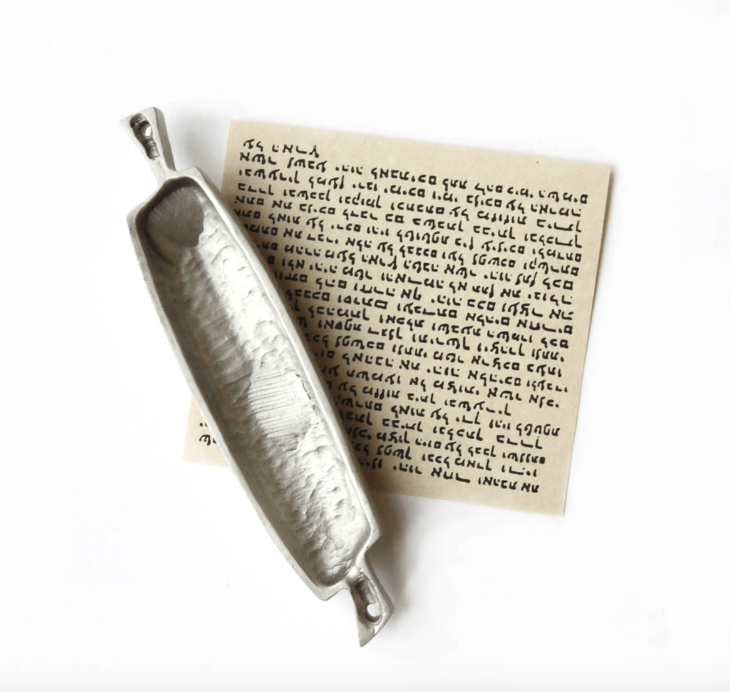 Emily Rosenfeld Mezuzah Default Mod Shin Mezuzah by Emily Rosenfeld