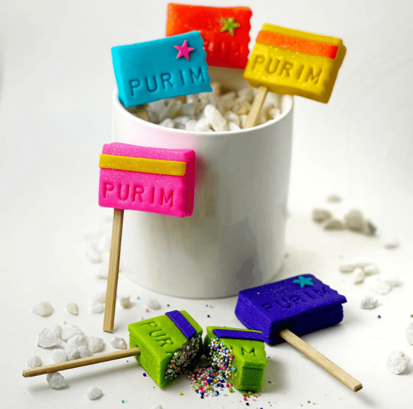 Marzipops Food Marzipan Purim Grogger Sprinkle Surprise