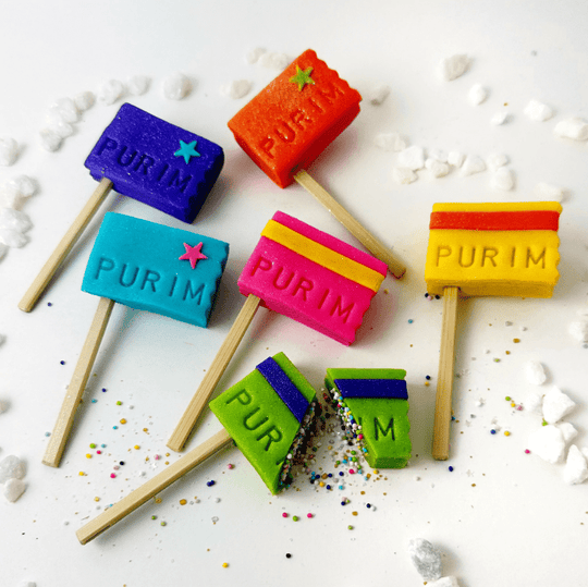 Marzipan Purim Grogger Sprinkle Surprise