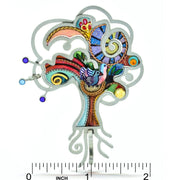 Seeka Brooches & Pins Steel Seeka Tree of Life Pin