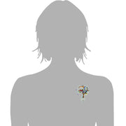 Seeka Brooches & Pins Steel Seeka Tree of Life Pin