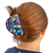 Midrash Manicures Hair Clips Hanukkah Splatter Paint Hair Claw