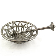 Joy Stember Honey Dishes Metal Swooped Dipper Rachel Honey Dish by Joy Stember - Gray