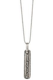 Marla Studio Necklaces This Too Shall Pass Necklace by Marla Studio