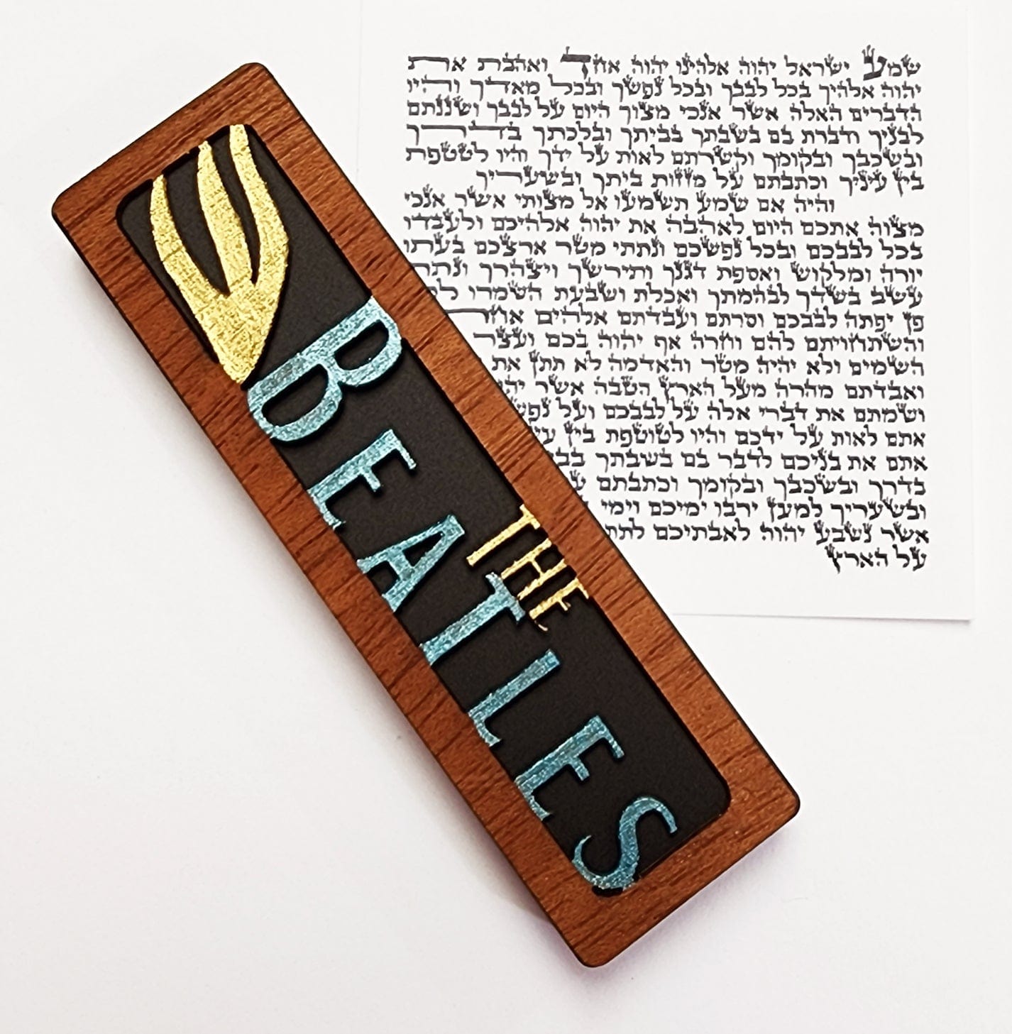 Glenn Grubard Designs Mezuzahs The Beatles Mezuzah Case by Glenn Grubard - (Choice of Colors)