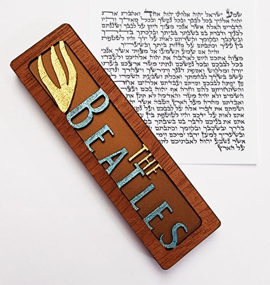 The Beatles Mezuzah Case by Glenn Grubard - (Bronze or Black)