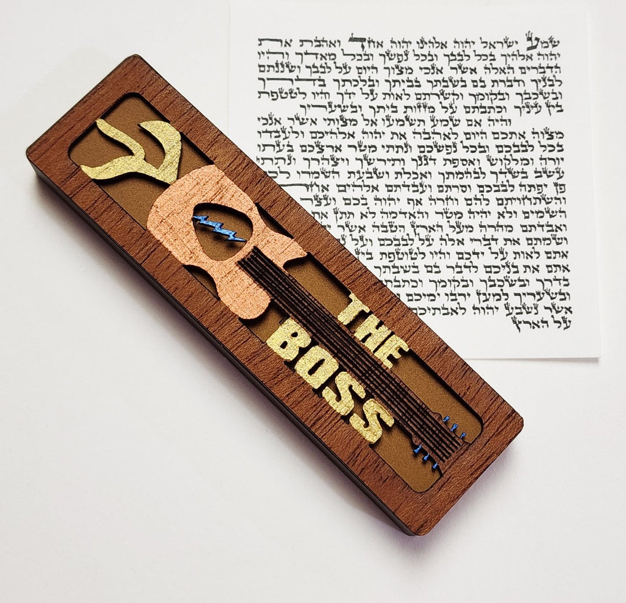 Glenn Grubard Designs Mezuzahs The Boss Mezuzah Case by Glenn Grubard