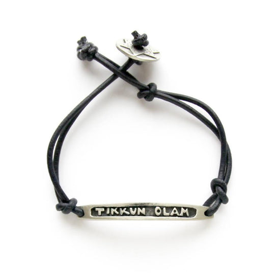 Tikkun Olam Bracelet by Emily Rosenfeld - Navy