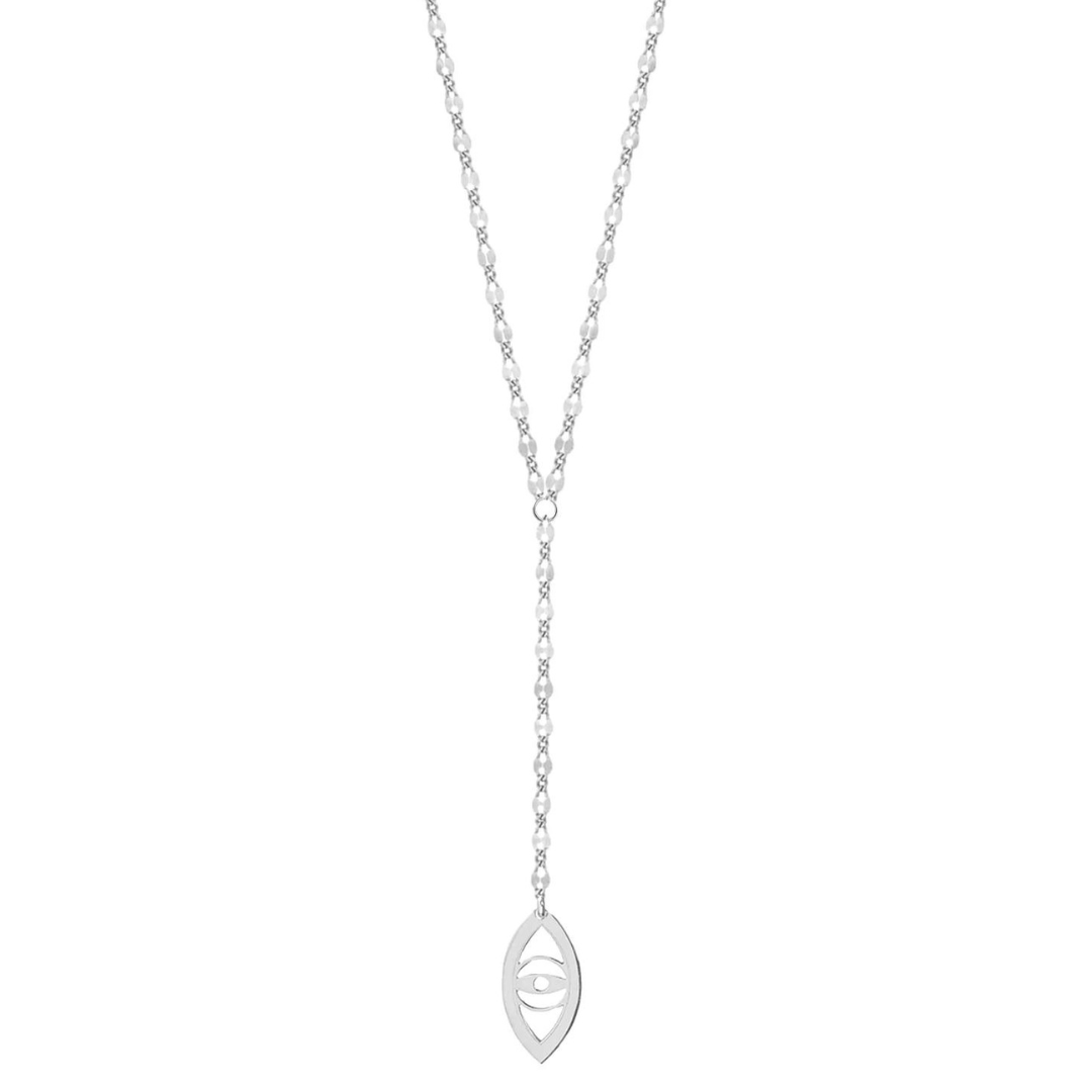 Miriam Merenfeld Jewelry Necklaces Sterling Silver Joyce Evil Eye Lariat