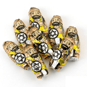 Rite Lite Food Milk Chocolate Chanukah Maccabees - Bag of 20