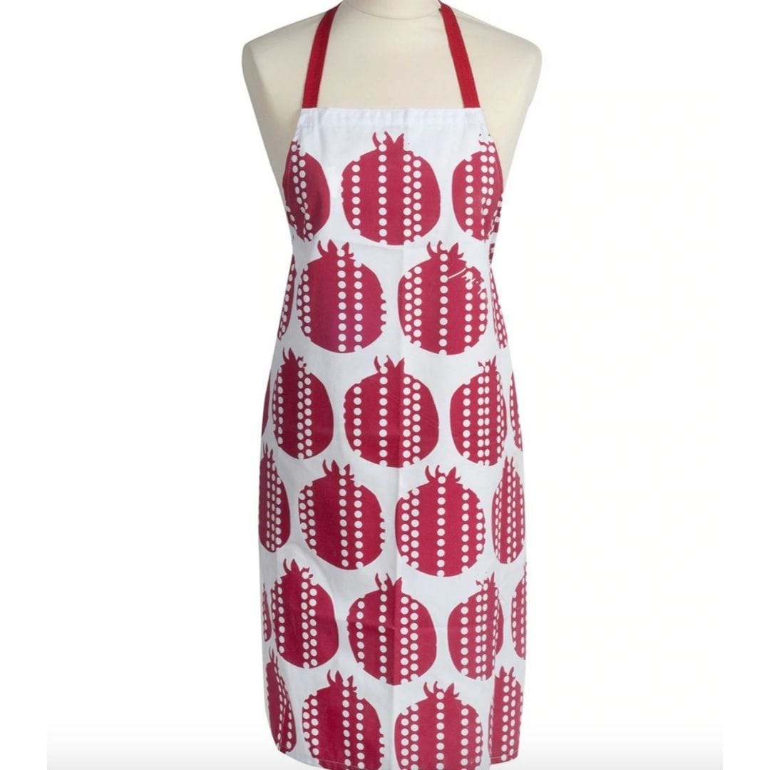 Barbara Shaw Aprons Red Modern Pomegranate Apron