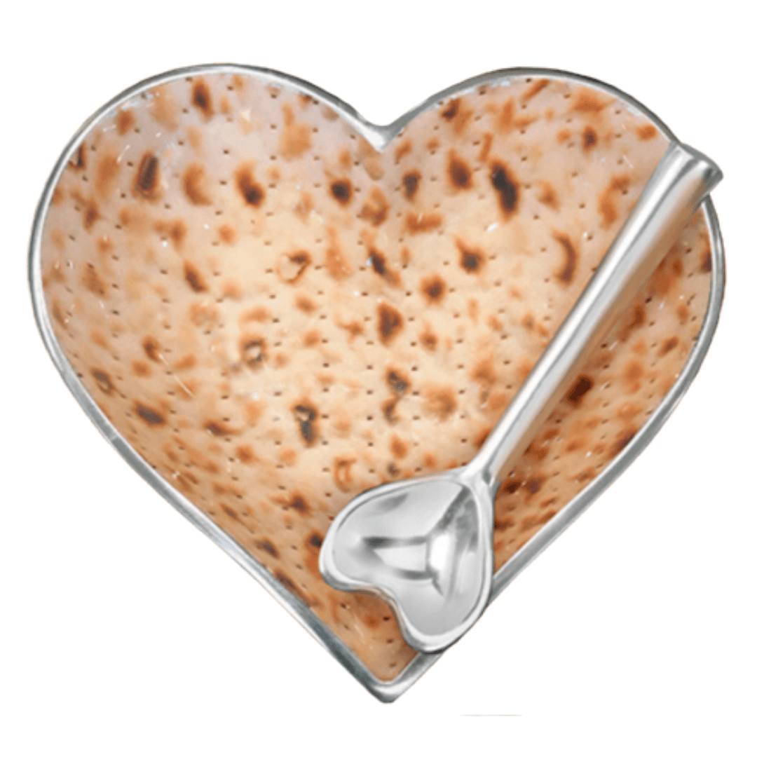 Inspired Generations Serving Bowl Default Matzah Heart Bowl and Spoon
