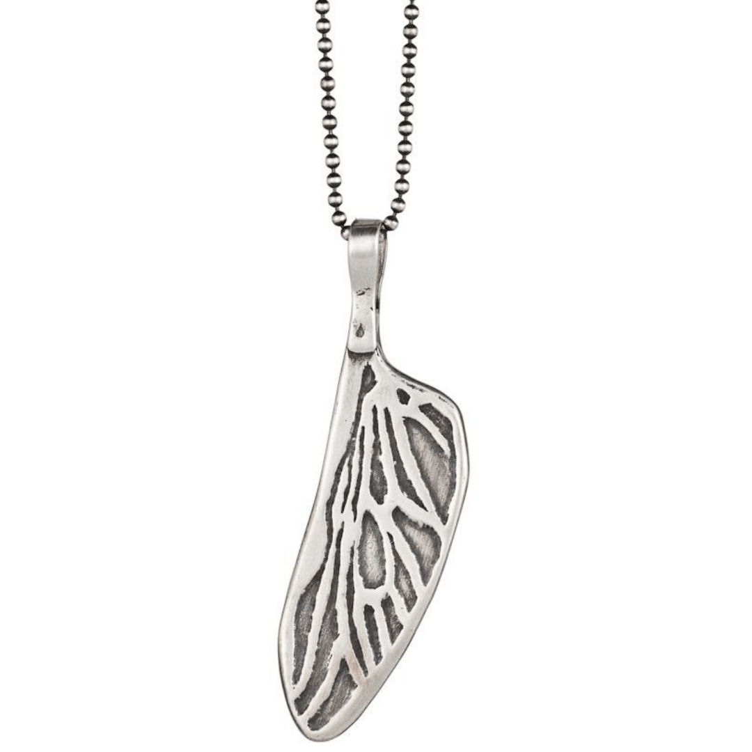 Marla Studio Necklaces Silver Wing and a Prayer Necklace by Marla Studio - Sterling Silver or Bronze