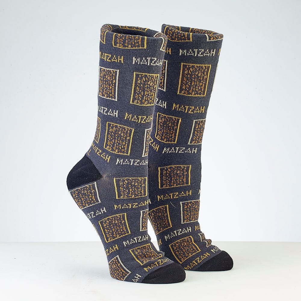 Rite Lite Socks Gray / One Size Lotsa Matzah Adult Crew Socks