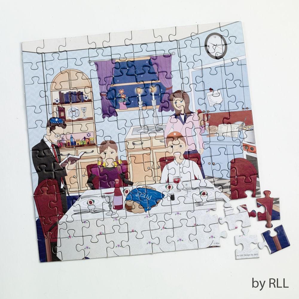 Rite Lite Toy Default 100 Piece Shabbat Jigsaw Puzzle - Ages 3+