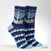 Rite Lite Socks "Ugly Sweater" Hanukkah Adult Crew Socks