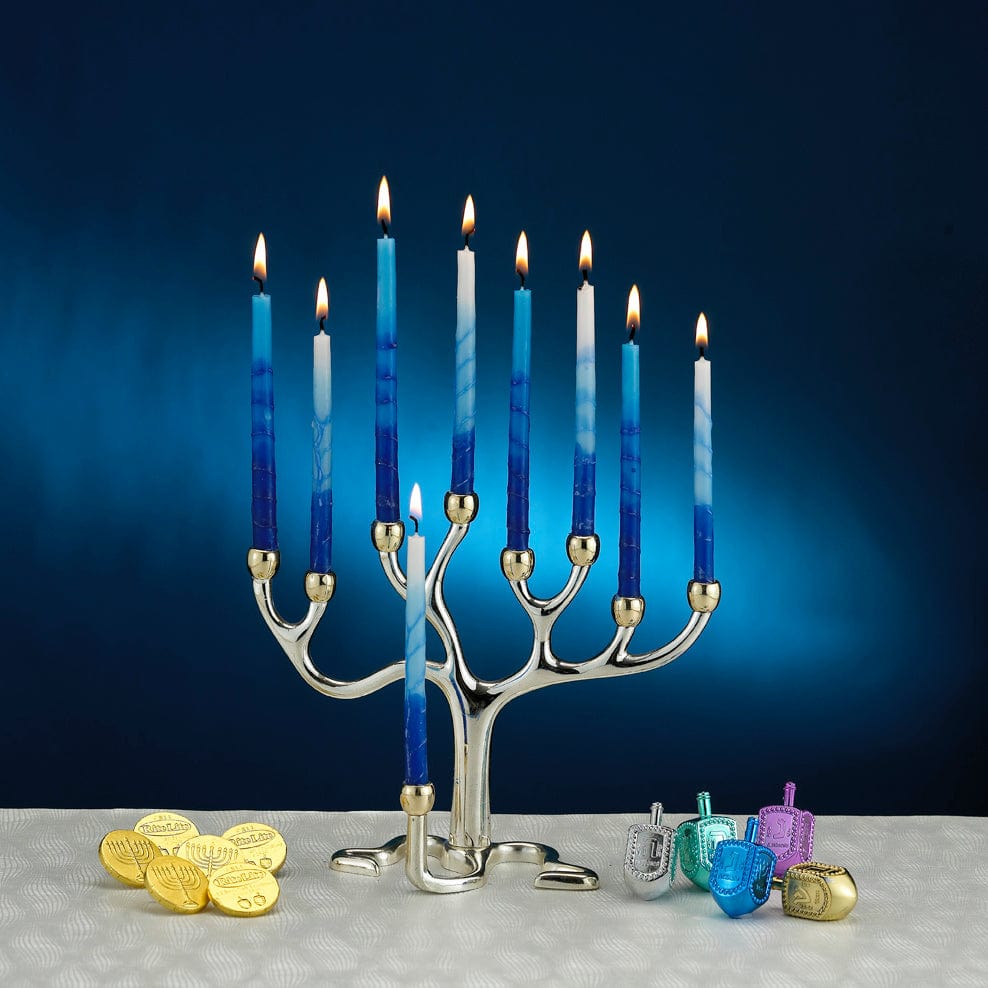 Rite Lite Hanukkah Candles Blue, Light Blue and White Premium Hanukkah Candles