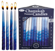 Rite Lite Hanukkah Candles Blue, Light Blue and White Premium Hanukkah Candles