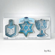Rite Lite Cookie Cutters Three Piece Hanukkah Cookie Cutters