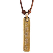 Marla Studio Necklaces Where You Go, I Will Go Necklace by Marla Studio - Bronze