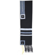 Zion Tallis Tallis Black and Gray Israsilk Talis 3 Piece Set