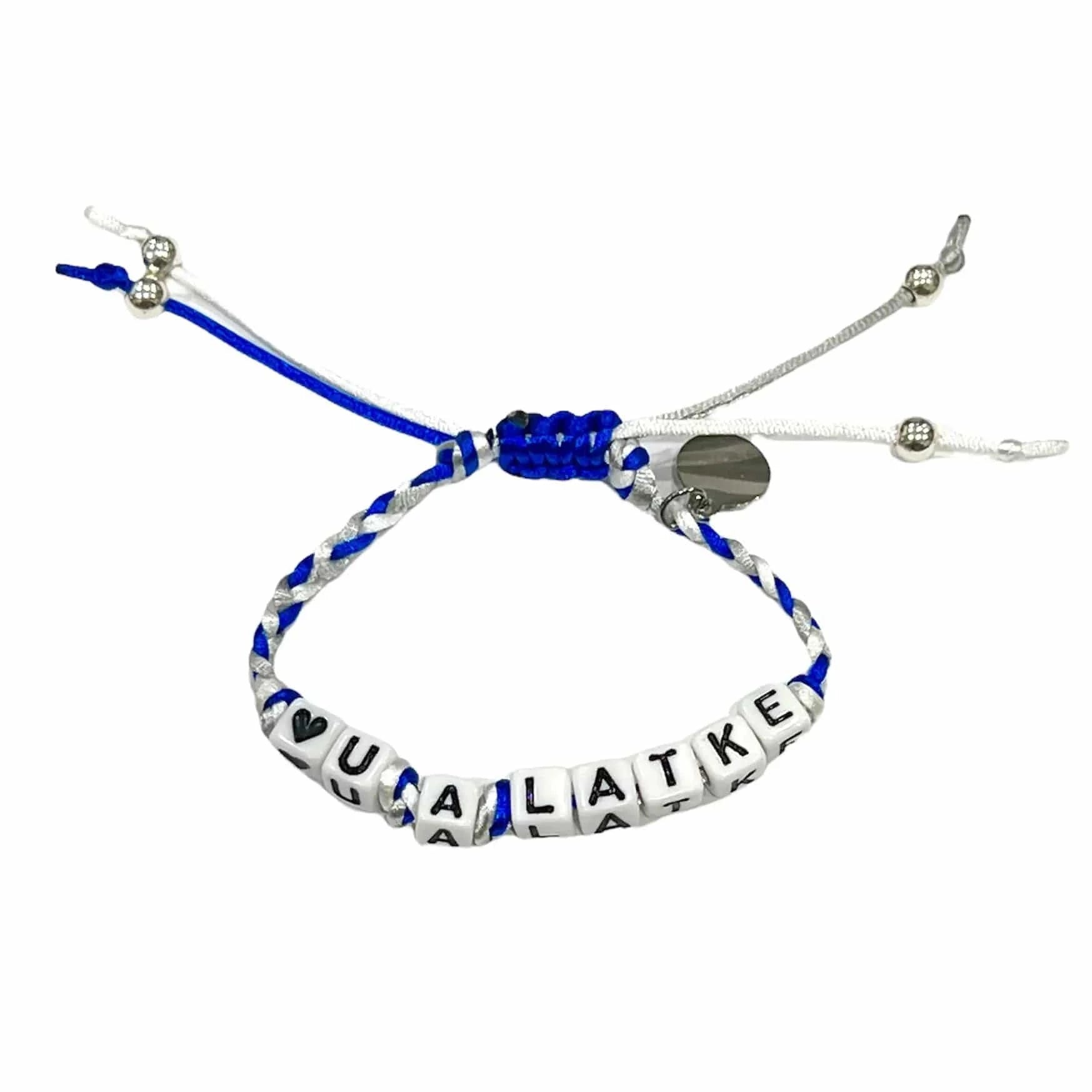 Bead Me Silly Bracelets Love U a Latke Braid Hanukkah Bracelet