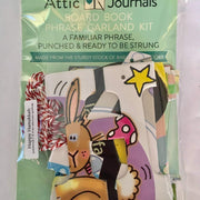 Attic Journals Decorations Happy Hanukkah Garland with C & N for Alternative Spellings